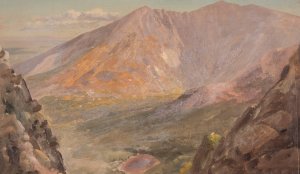 Mt. Katahdin, Great Basin from South Turner Mountain by Frederic Edwin Church Oil Painting
