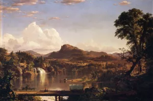 New England Scenery by Frederic Edwin Church - Oil Painting Reproduction