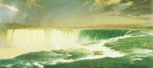 Niagara Falls by Frederic Edwin Church Oil Painting