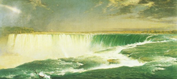 Main Product Photo of Niagara Falls Painting by Frederic Edwin Church