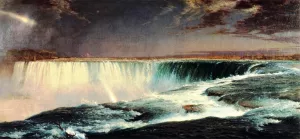 Niagara Falls by Frederic Edwin Church - Oil Painting Reproduction