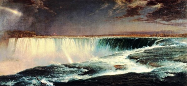 Main Product Photo of Niagara Falls Painting by Frederic Edwin Church