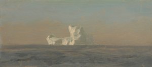 Off Iceberg, Newfoundland by Frederic Edwin Church Oil Painting