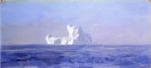 Off Iceberg, Newfoundland by Frederic Edwin Church - Oil Painting Reproduction
