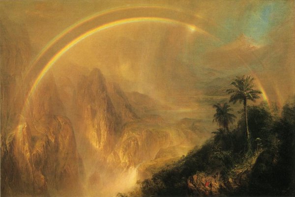 Rainy Season in the Tropics by Frederic Edwin Church - Hand-Painted Oil Painting Reproduction