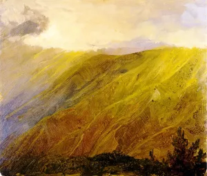 Ridges in the Blue Mountains, Jamaica Oil painting by Frederic Edwin Church