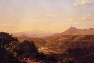 Scene Among the Andes by Frederic Edwin Church Oil Painting