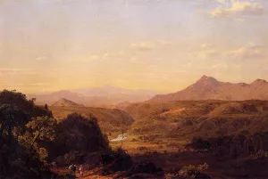 Scene Among the Andes Oil painting by Frederic Edwin Church
