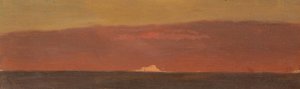 Seascape with Iceberg by Frederic Edwin Church Oil Painting