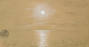 Seascapes, Newfoundland, July 6, 1859 by Frederic Edwin Church Oil Painting