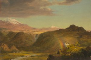 South American Landscape by Frederic Edwin Church Oil Painting