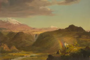 South American Landscape by Frederic Edwin Church Oil Painting