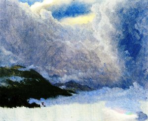 Storm in the Blue Mountains, Jamaica by Frederic Edwin Church Oil Painting