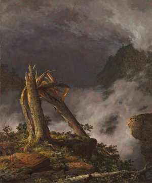 Storm in the Mountains by Frederic Edwin Church Oil Painting