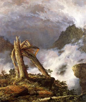 Storm in the Mountains by Frederic Edwin Church Oil Painting