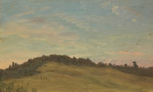Summer Landscape by Frederic Edwin Church Oil Painting
