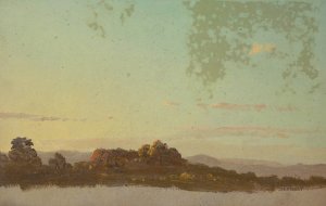 Summer Landscape by Frederic Edwin Church Oil Painting