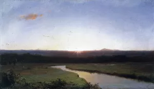 Sunrise also known as The Rising Sun by Frederic Edwin Church Oil Painting