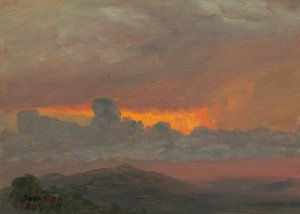 Sunset II by Frederic Edwin Church Oil Painting