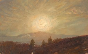 Sunset by Frederic Edwin Church Oil Painting