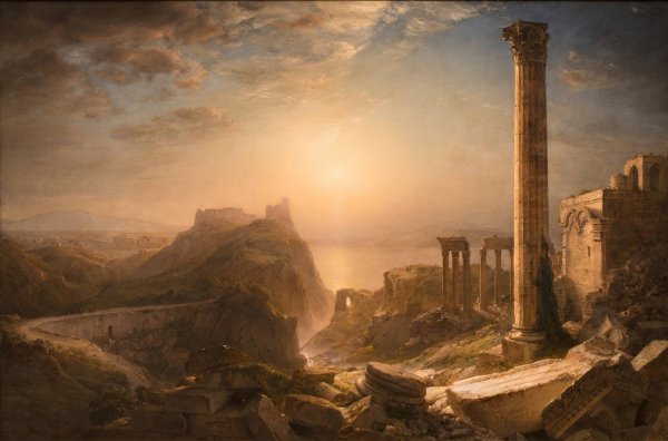 Syria by the Sea  by Frederic Edwin Church - Hand-Painted Oil Painting Reproduction