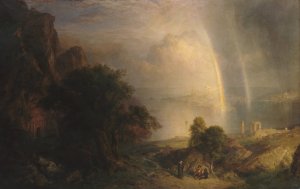 The Aegean Sea by Frederic Edwin Church Oil Painting