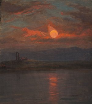 The Chariot of the Sun Fantasy by Frederic Edwin Church Oil Painting