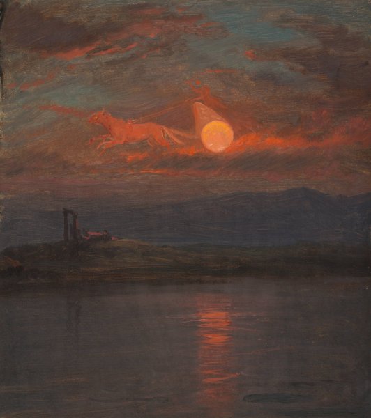The Chariot of the Sun Fantasy  by Frederic Edwin Church - Hand-Painted Oil Painting Reproduction