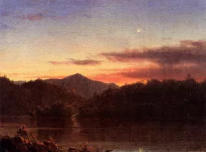 The Evening Star by Frederic Edwin Church - Oil Painting Reproduction