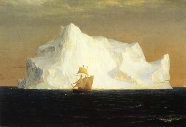 The Iceberg by Frederic Edwin Church - Hand-Painted Oil Painting Reproduction