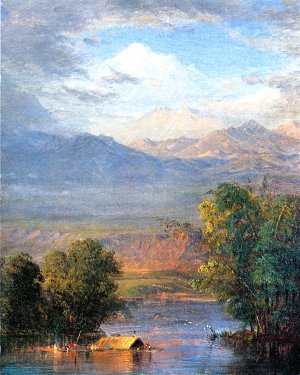 The Magdalena River, Ecuador by Frederic Edwin Church Oil Painting