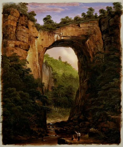 The Natural Bridge, Virginia Oil Painting Reproduction