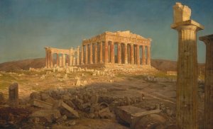 The Parthenon by Frederic Edwin Church Oil Painting