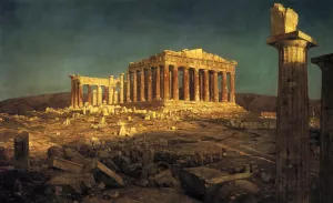 The Parthenon Oil painting by Frederic Edwin Church