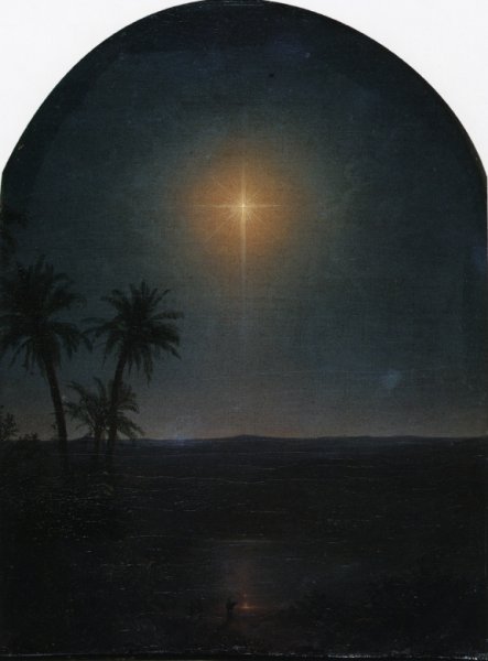 The Star in the East by Frederic Edwin Church - Hand-Painted Oil Painting Reproduction