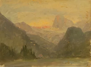 The Watzmann, near Berchtesgaden by Frederic Edwin Church Oil Painting