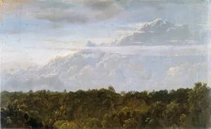Thunder Clouds, Jamaica by Frederic Edwin Church Oil Painting