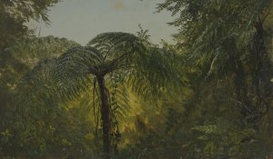Tropical Landscape by Frederic Edwin Church Oil Painting