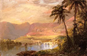 Tropical Landscape Oil painting by Frederic Edwin Church