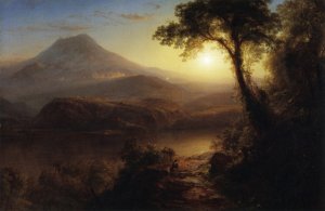 Tropical Scenery also known as South American Landscape by Frederic Edwin Church Oil Painting