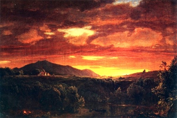 Main Product Photo of Twilight Painting by Frederic Edwin Church