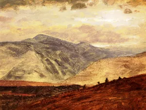 View of Kaaterskill Clove, New York by Frederic Edwin Church Oil Painting