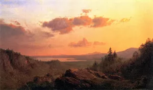 View of the Hudson River from Olana by Frederic Edwin Church Oil Painting