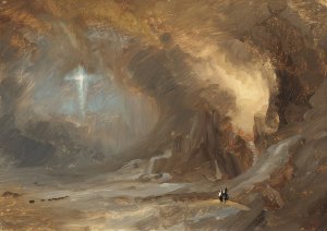 Vision of the Cross by Frederic Edwin Church Oil Painting
