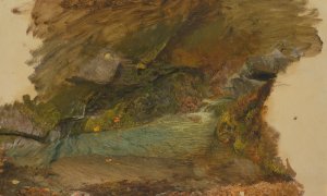 Woodland Stream by Frederic Edwin Church Oil Painting