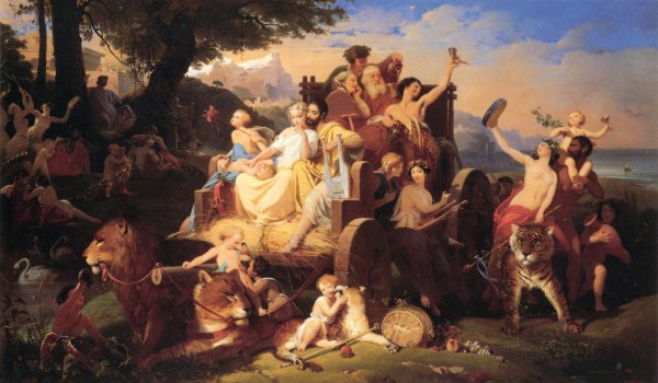 Allegorie L'Age D'Or by Frederic Henri Schopin - Hand-Painted Oil Painting Reproduction