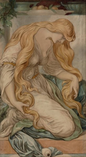 Mary Magdalene  by Frederic James Shields - Hand-Painted Oil Painting Reproduction