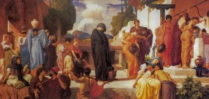 Captive Andromache by Frederic Leighton Oil Painting