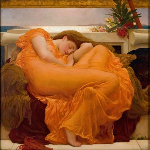 Flaming June by Frederic Leighton Oil Painting