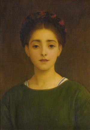 Leandra by Frederic Leighton Oil Painting